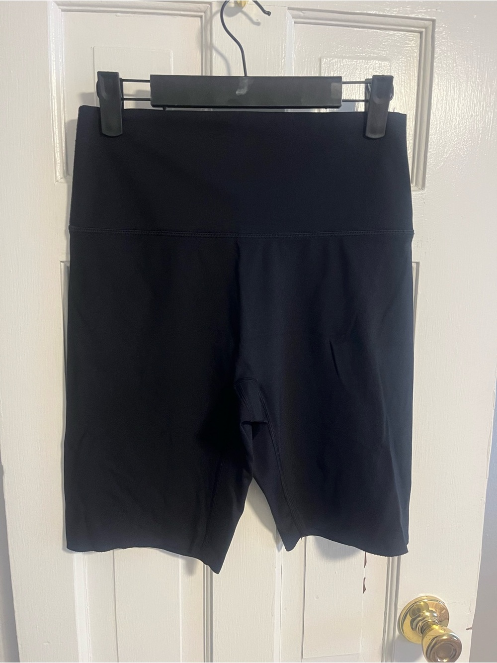 aerie Black High-Rise Bike Shorts